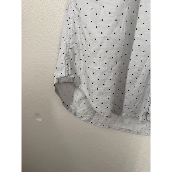 Bonobos Stretch Tailored Fit Mens Polka Dot Shirt Sz M Short Sleeve Button Up - Picture 2 of 8